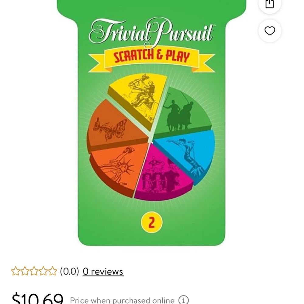 Trivial pursuit, scratch, and play